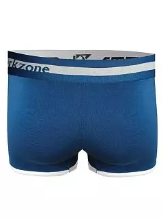Облегающие боксеры на пришивной резинке с логотипом бренда синего цвета DARKZONE RTDZN3227